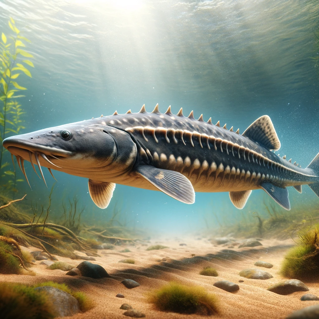 https://everydayoutdoorist.com/wp-content/uploads/2024/02/a-Sturgeon-a-large-ancient-fish-species-known-for-its-elongated-body-and-scutes.-The-Sturgeon-is-depicted-swimming-in-a.webp